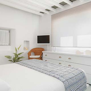 Chambre spacieuse avec lit double