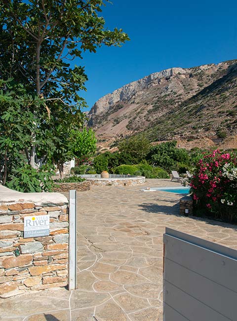 L'entree de Villa River in Sifnos à Sifnos