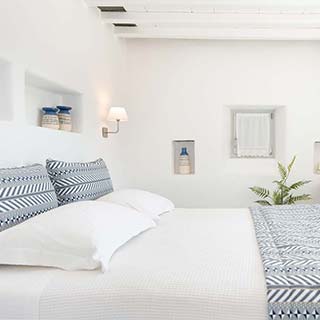 La chambre principale de la Villa River