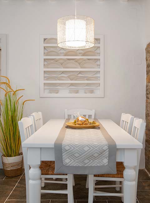 La cuisine de Villa River à Sifnos